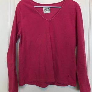 Women's L Pink fleece top